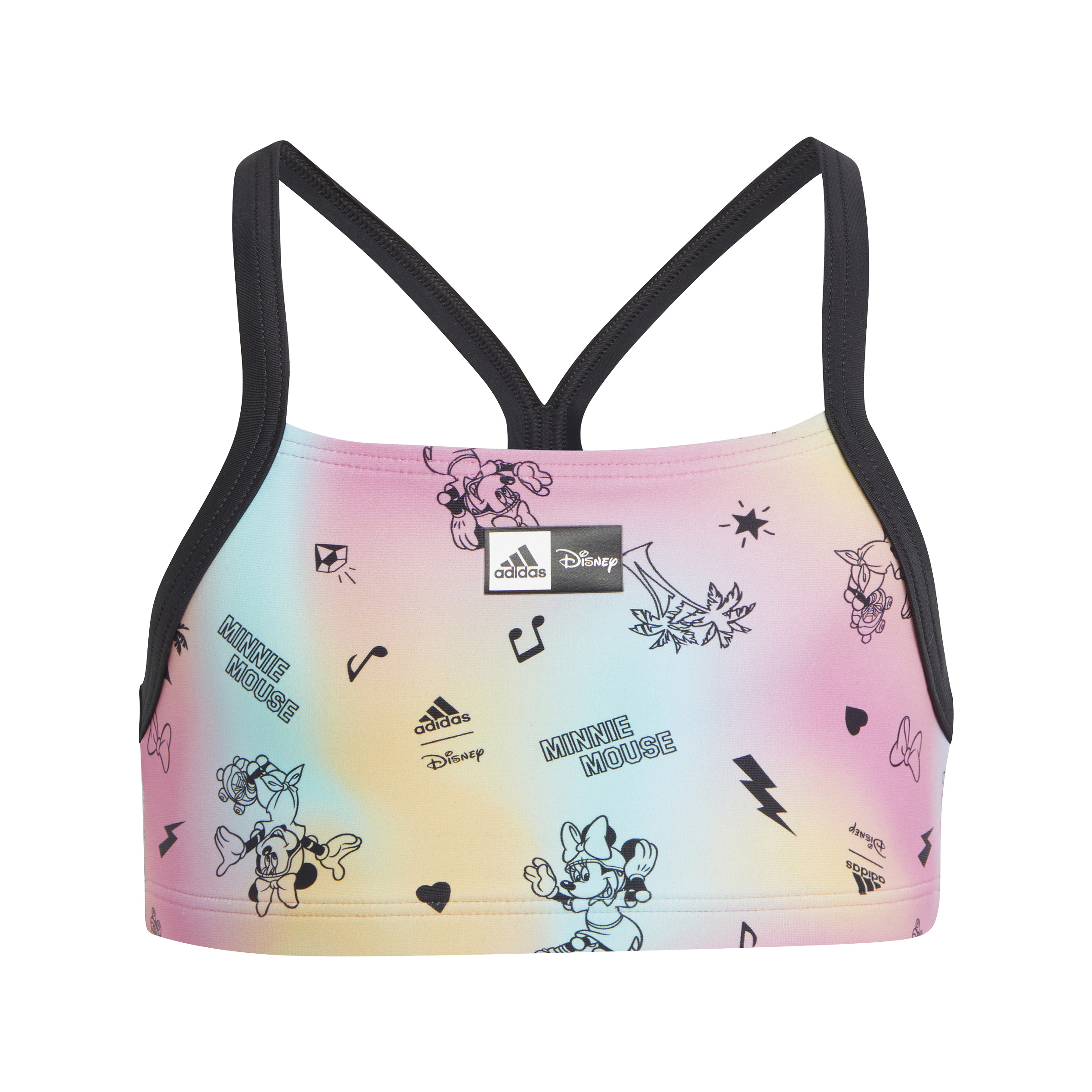 Maillot de bain 2 pièces fille adidas Disney Minnie on Roller Skates