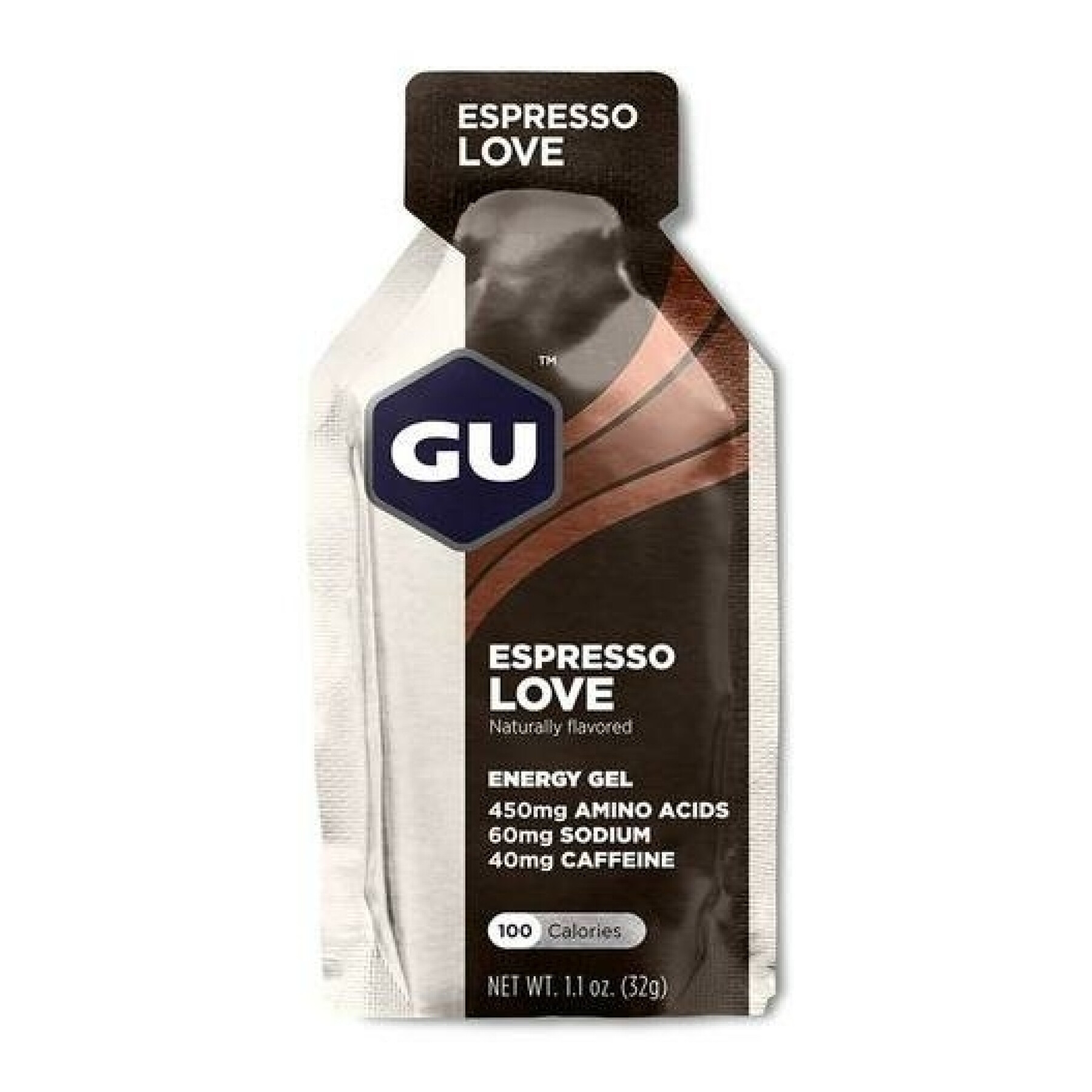 Lot de 24 Gels caféiné Gu Energy espresso