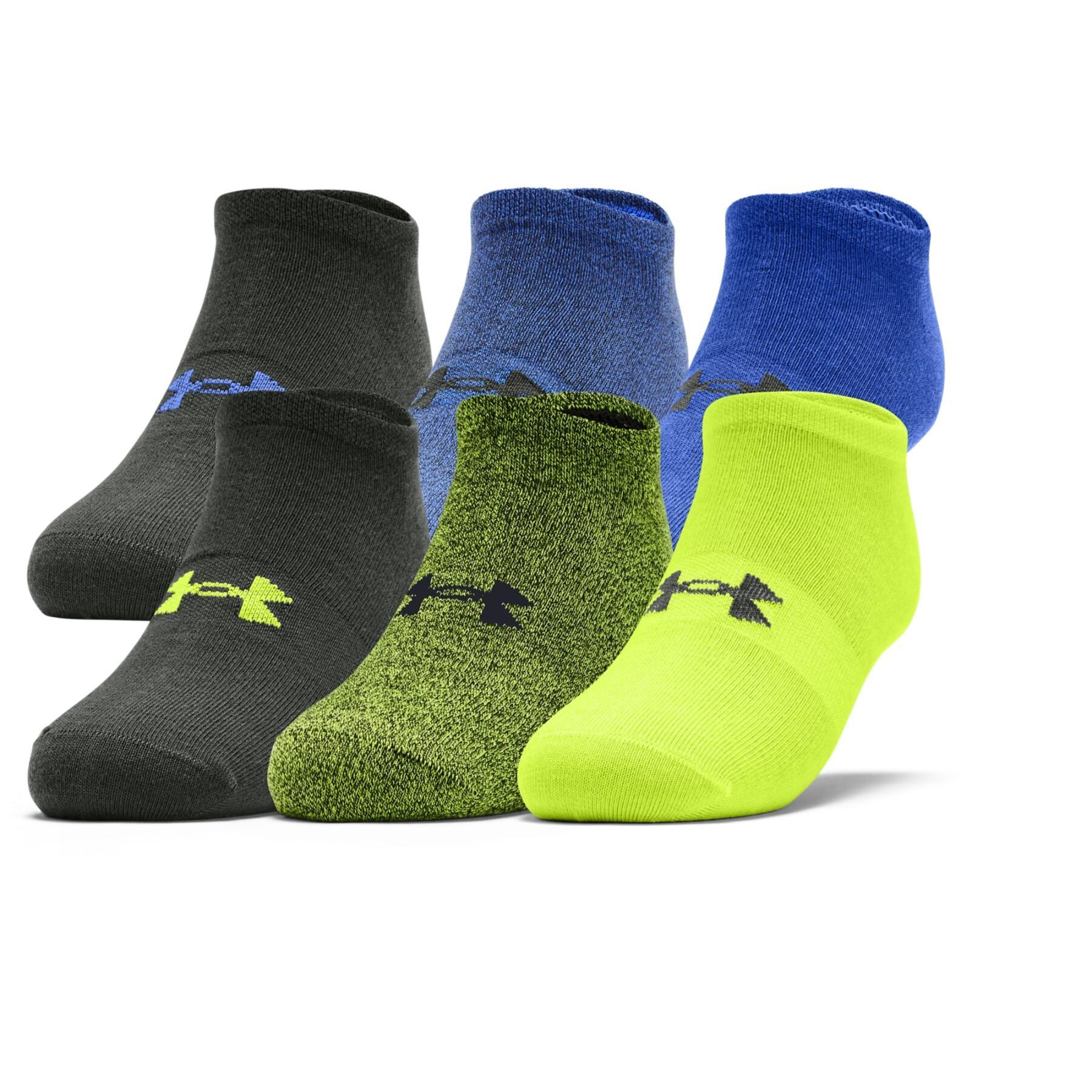 Chaussettes invisibles Under Armour Essentials (pack of 6 )