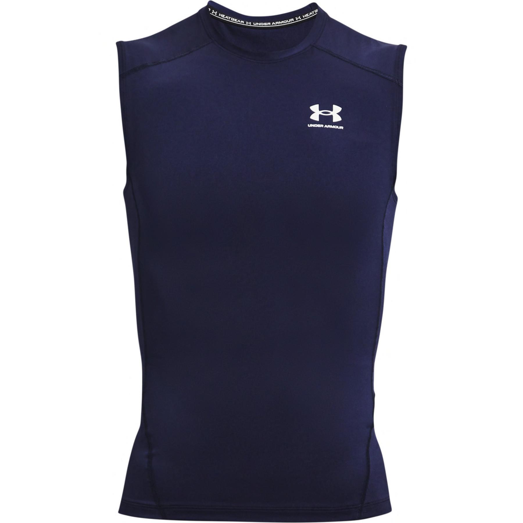 T-shirt de compression sans manches Under Armour HeatGear® - T-shirts -  Homme - Entretien Physique