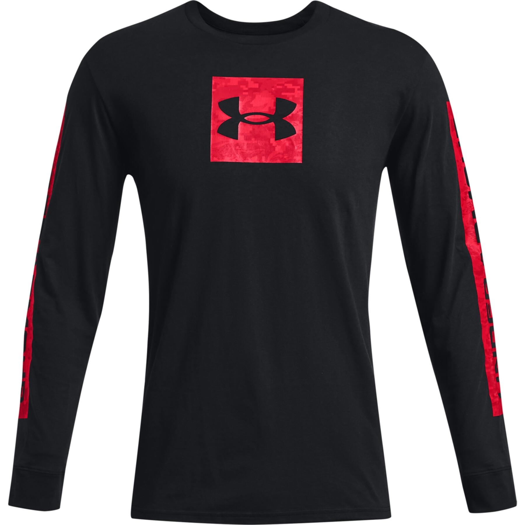 T-shirt manches longues Under Armour Camo Boxed Sportstyle
