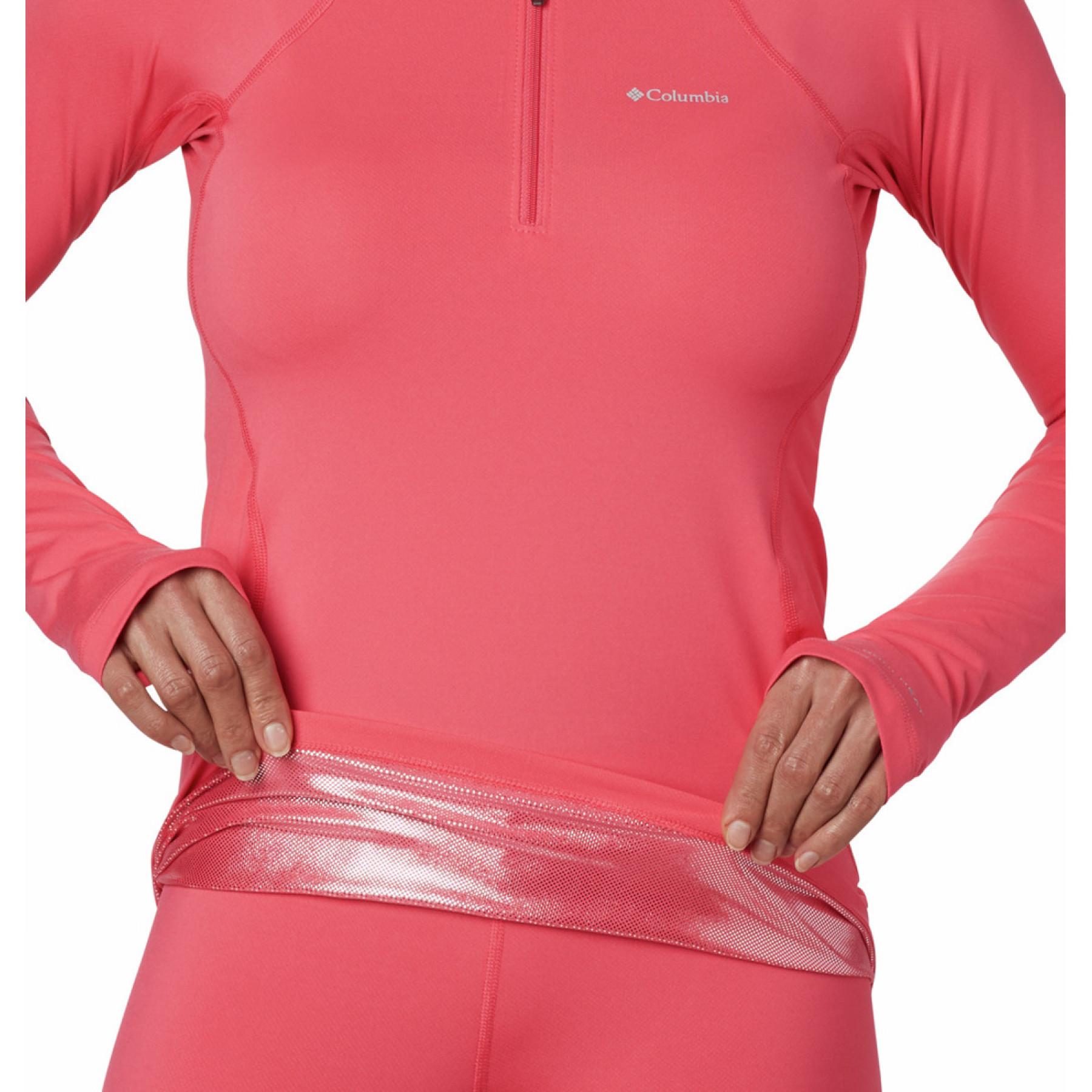 Maillot 1/2 zip femme Columbia Midweight Stretch