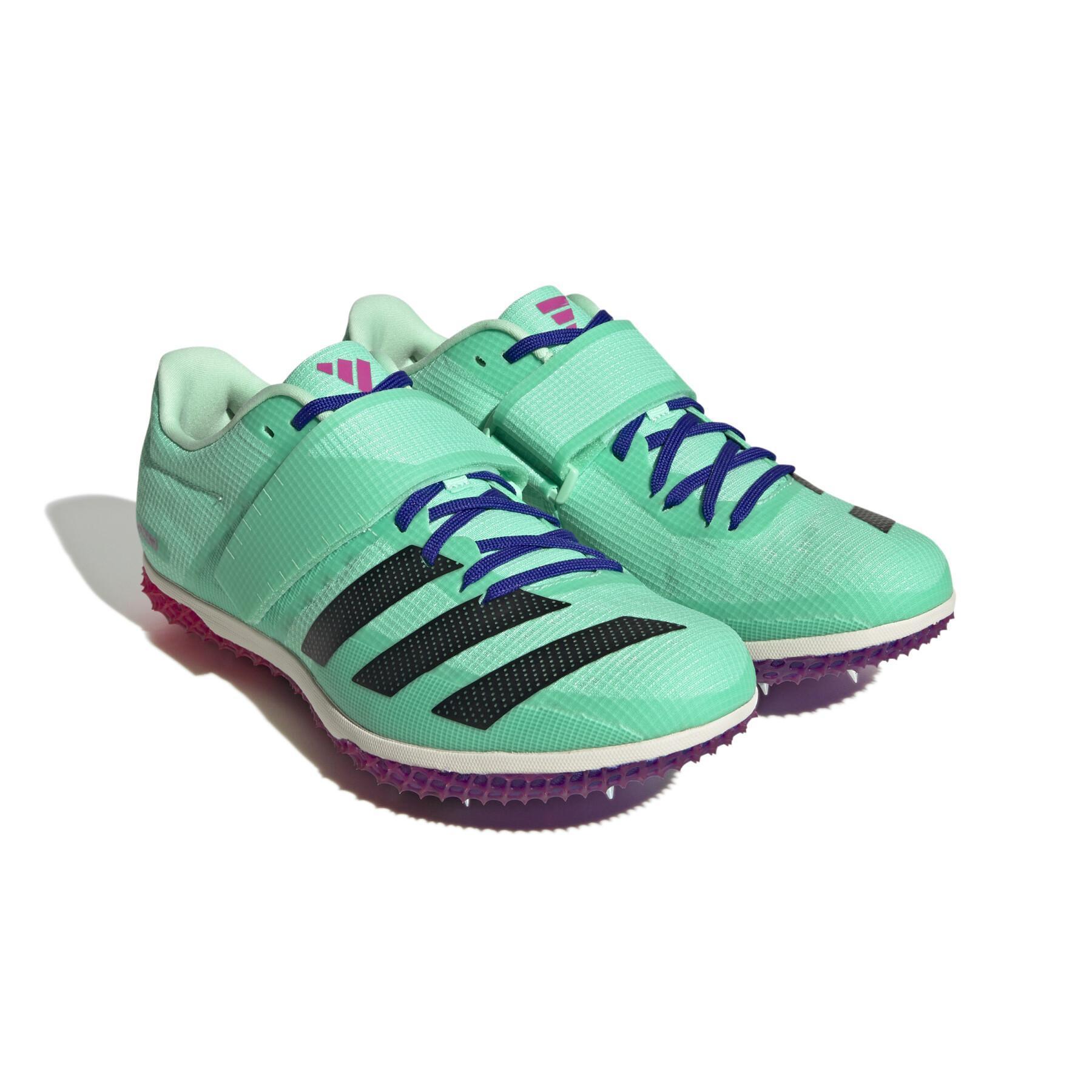 Chaussures d'athlétisme de saut en hauteur adidas Adizero