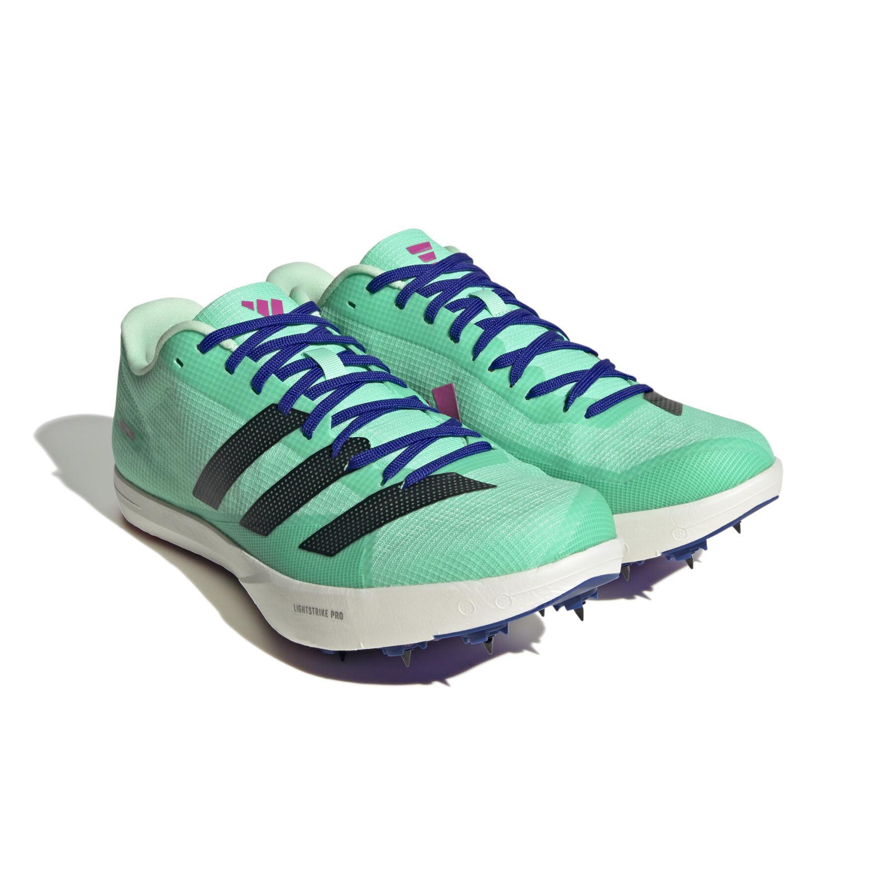 Chaussures d'athlétisme de saut en longueur adidas Adizero