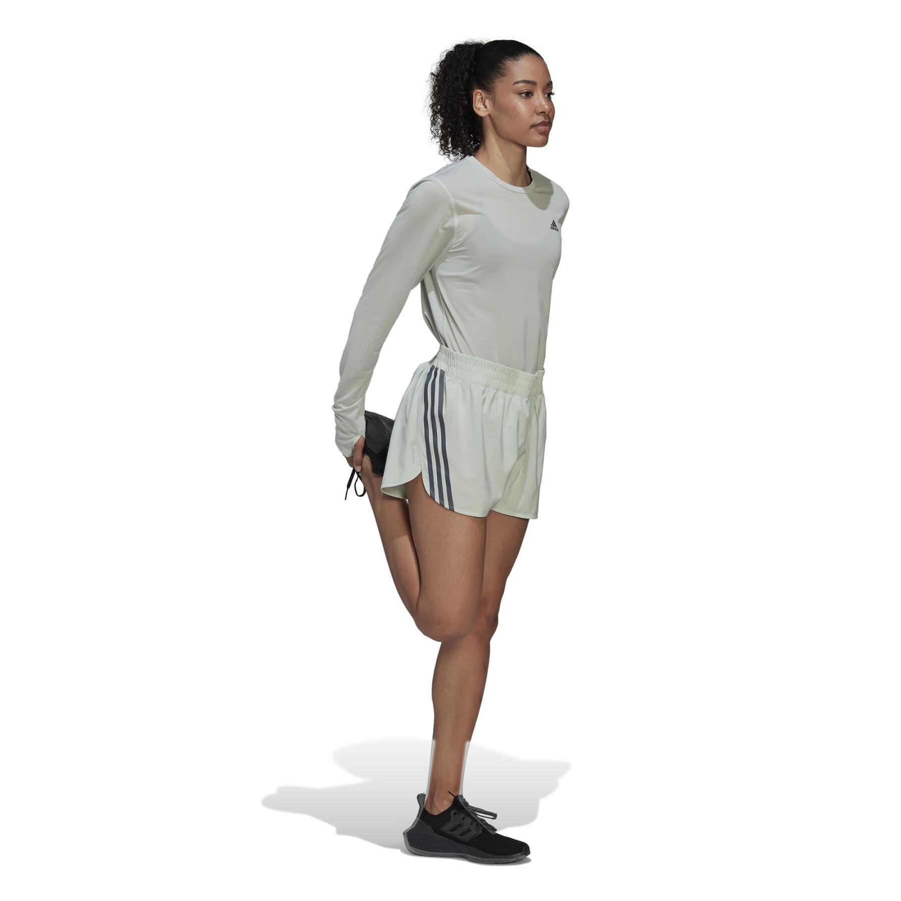 Short de running à 3 bandes femme adidas Run Icons