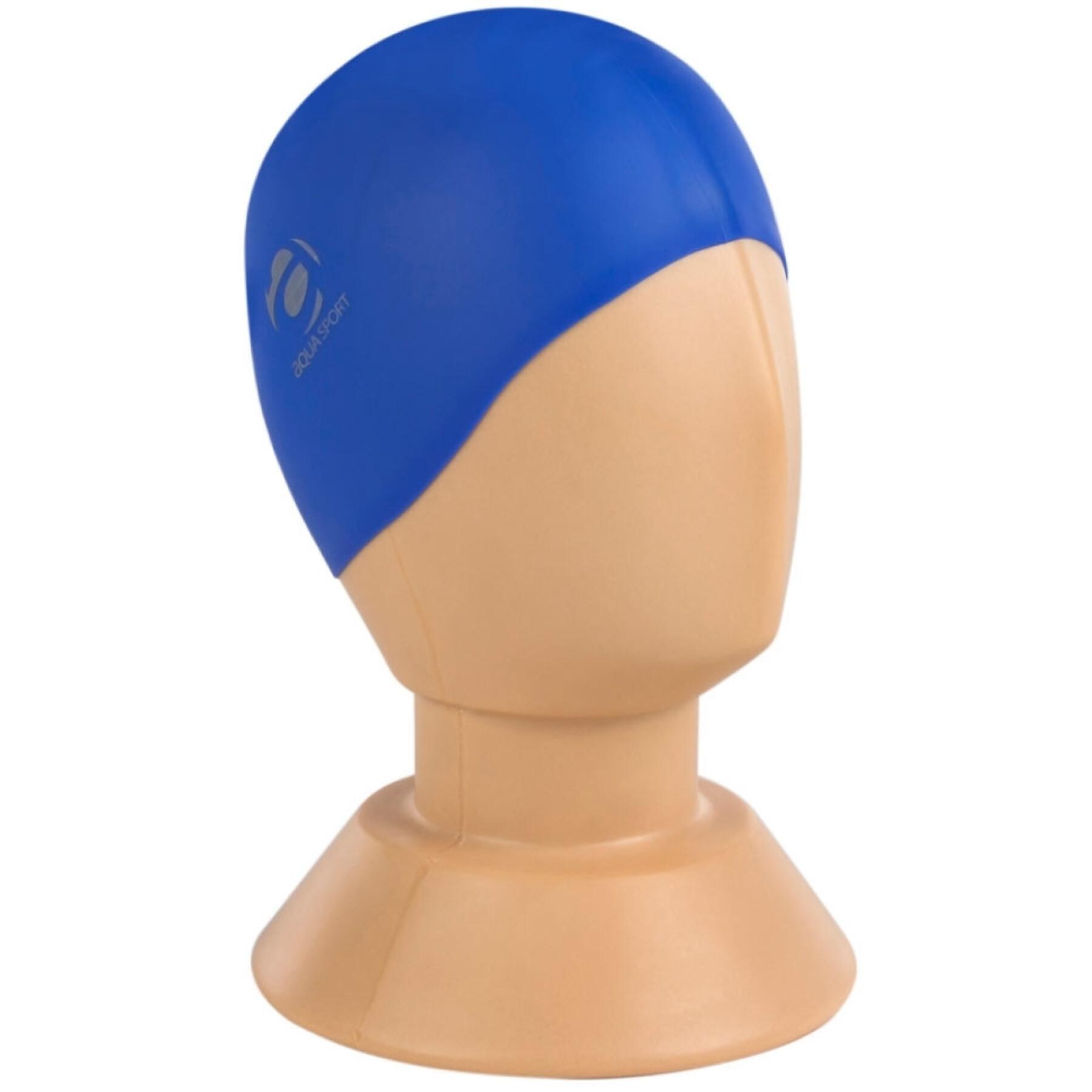 Bonnet de bain silicone 3 couleurs pour enfant Aqua Sport