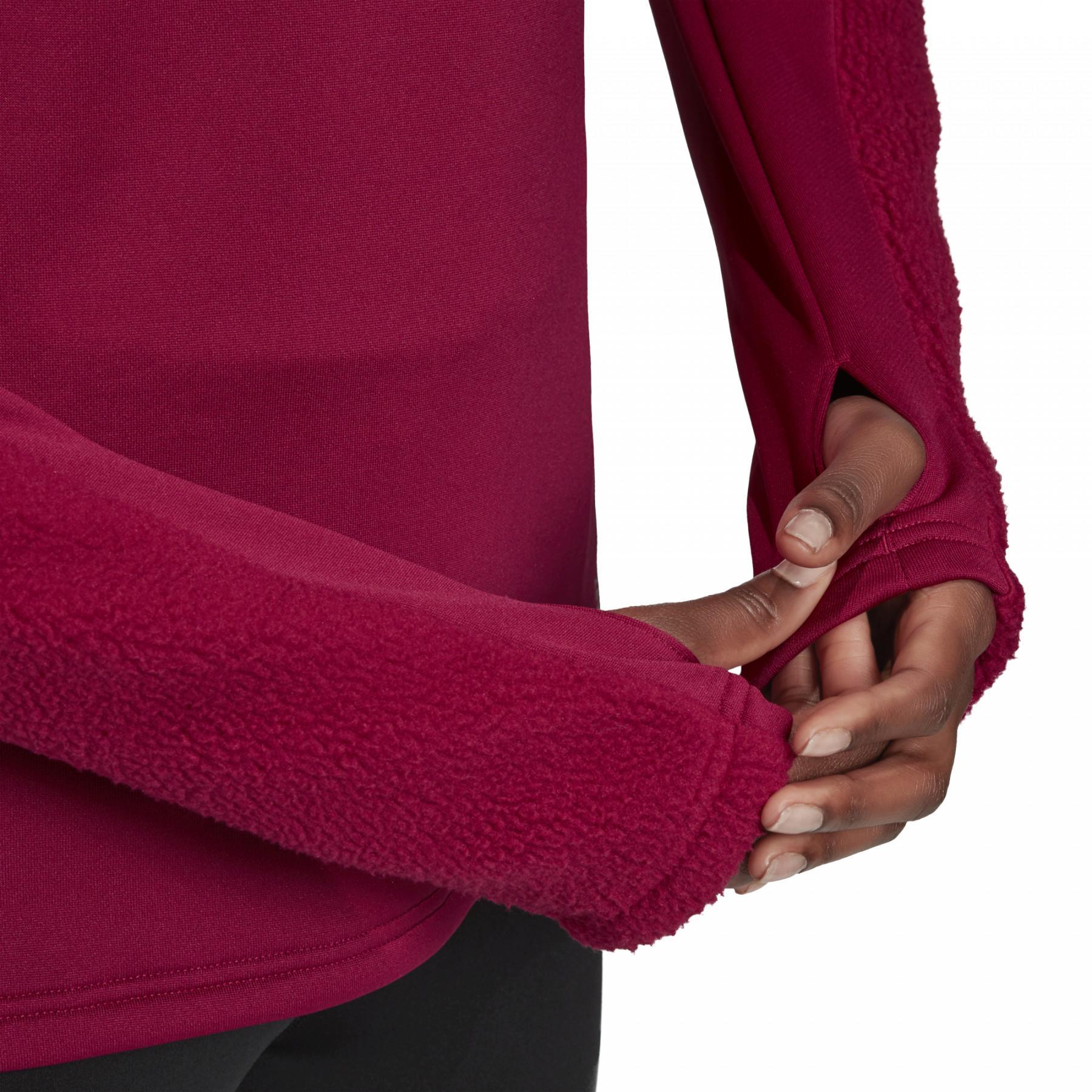 Sweatshirt femme adidas Own the Run Warm Cover-Up