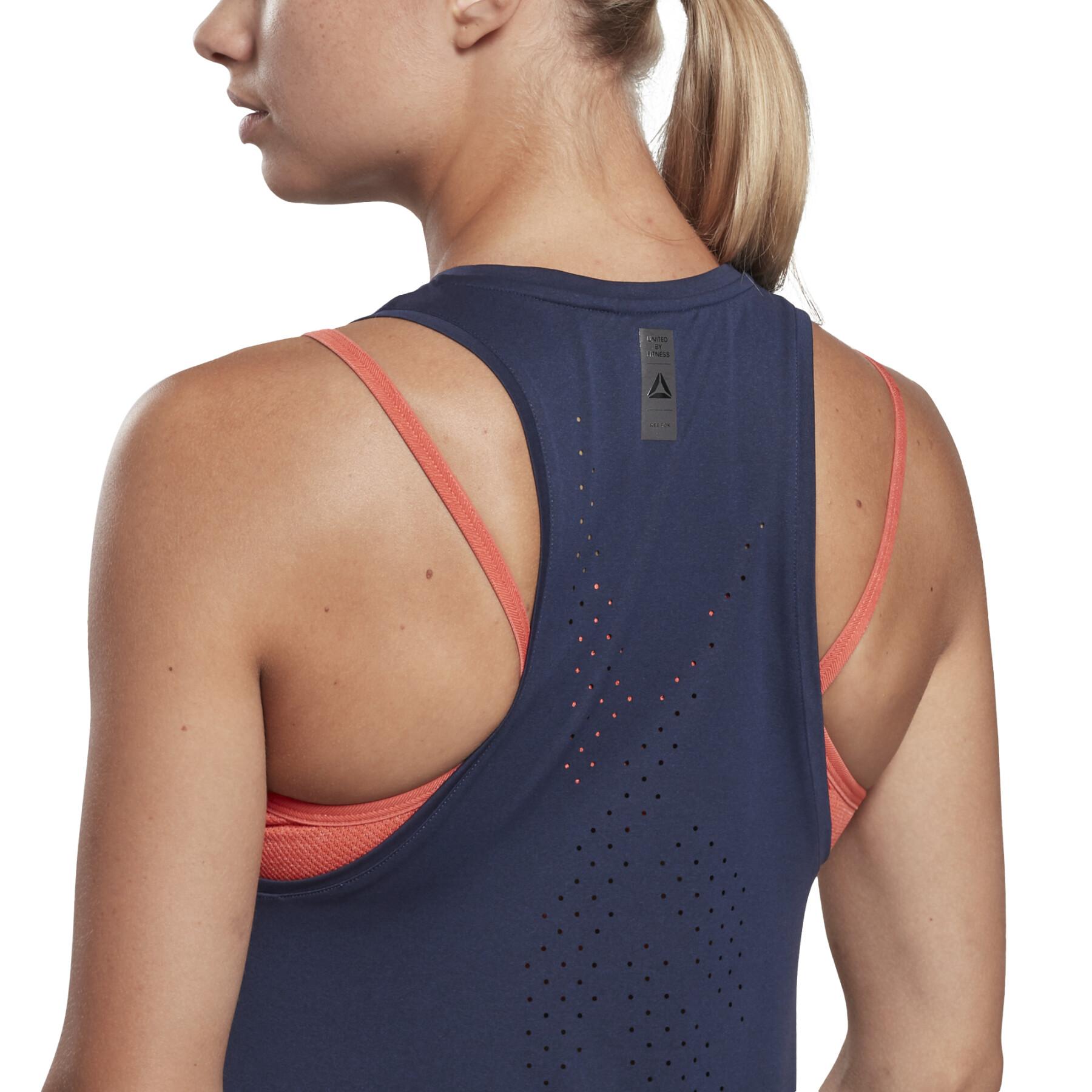 Débardeur femme Reebok United By Fitness Perforated