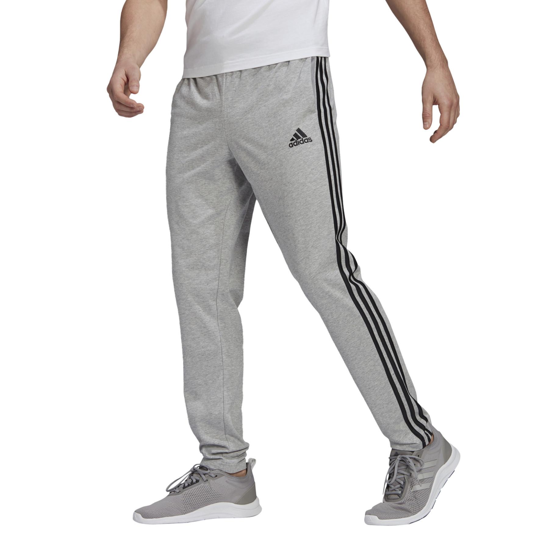 código Morse pubertad técnico Pantalon adidas Essentials Single Tapered Open Hem 3-Bandes - Homme -  Fitness