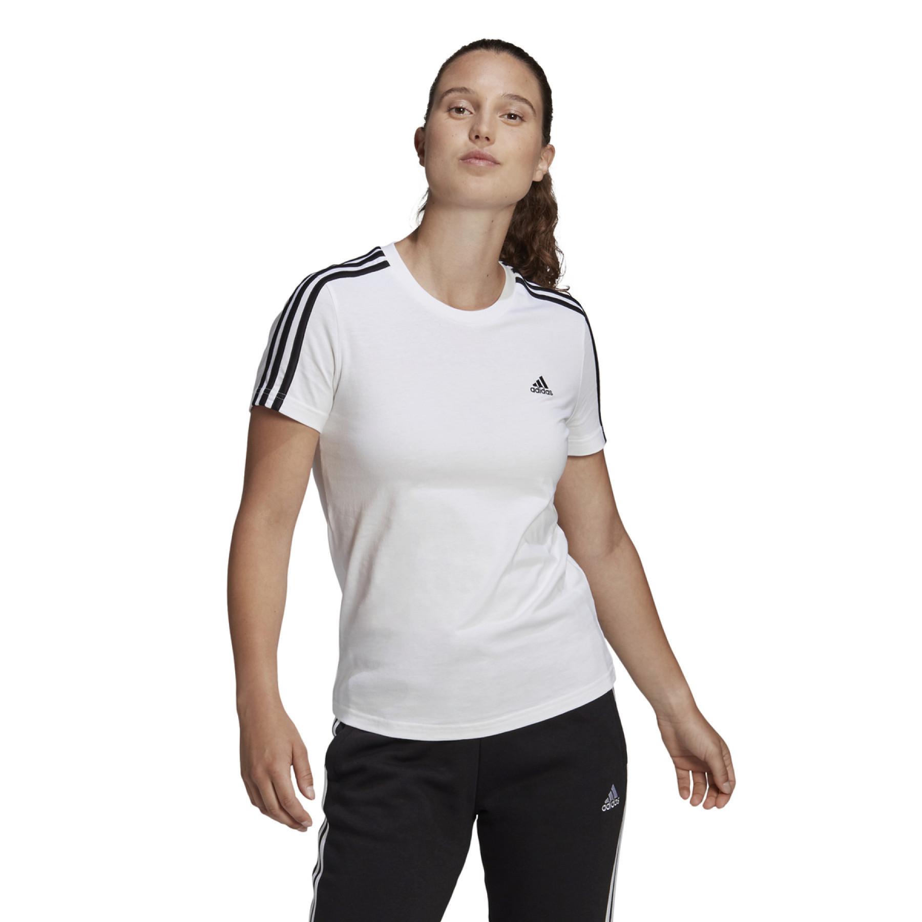 T-shirt femme adidas Essentials Slim 3-Bandes