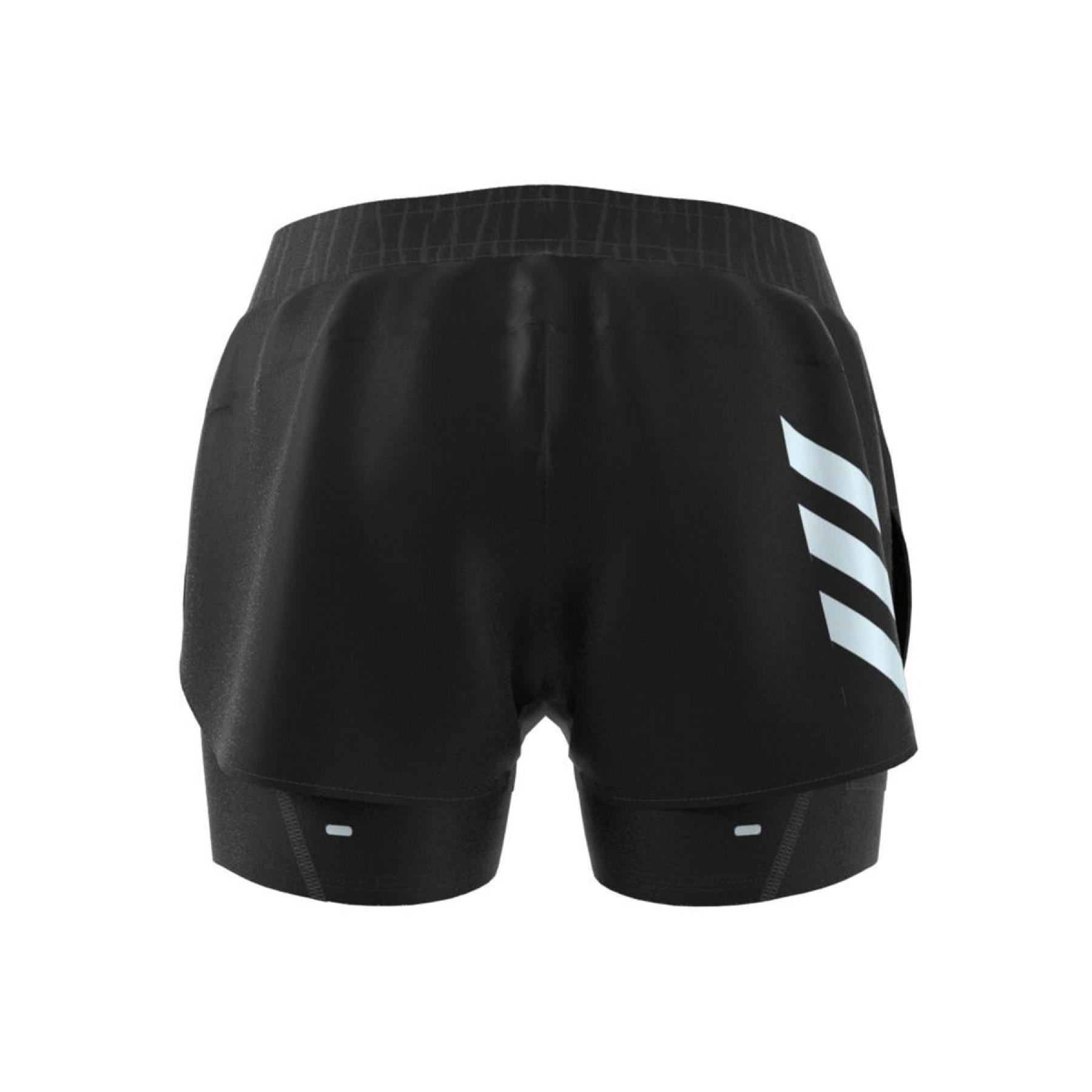 Short femme adidas Fast Primeblue Two-in-One