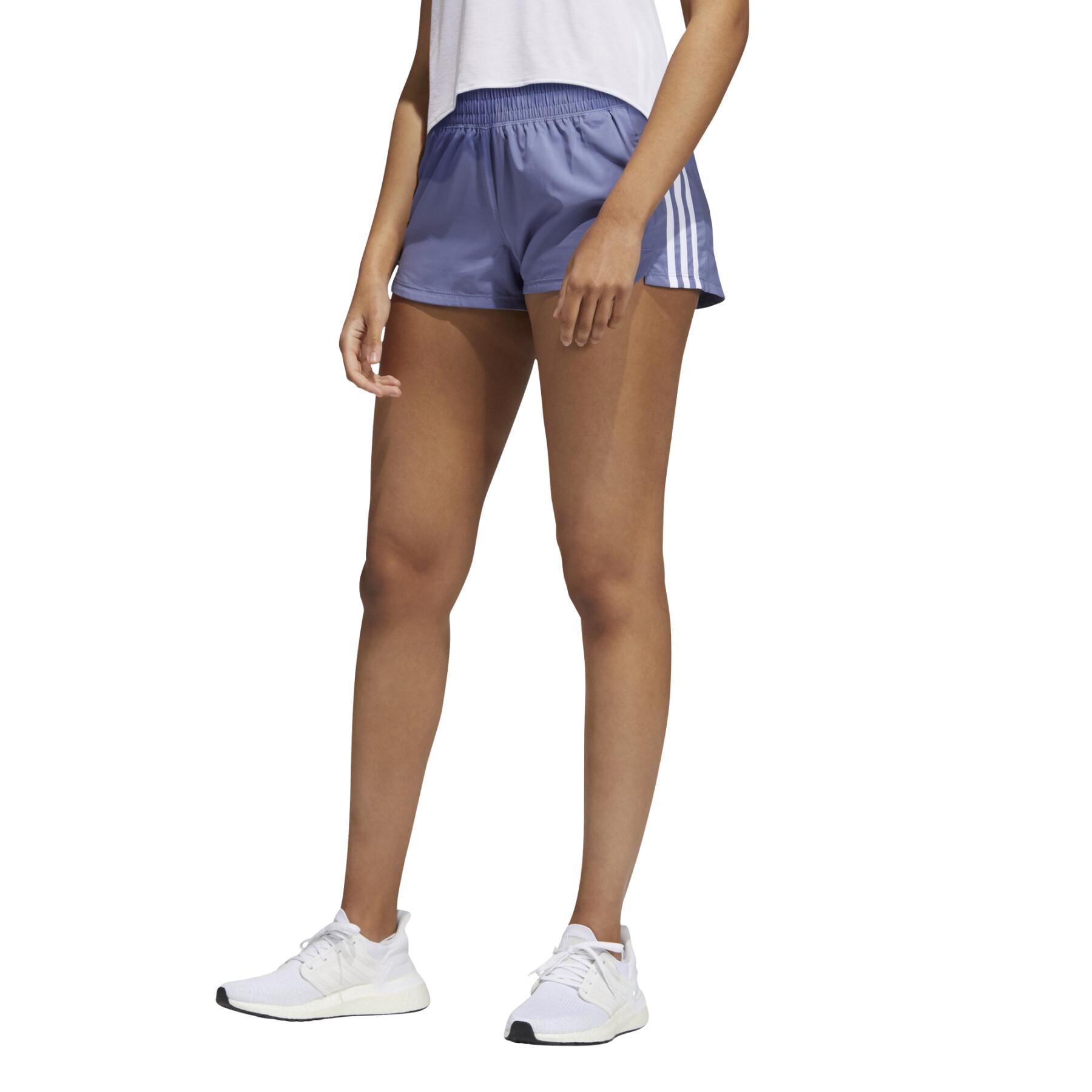 Short femme adidas Pacer 3-Stripes Woven