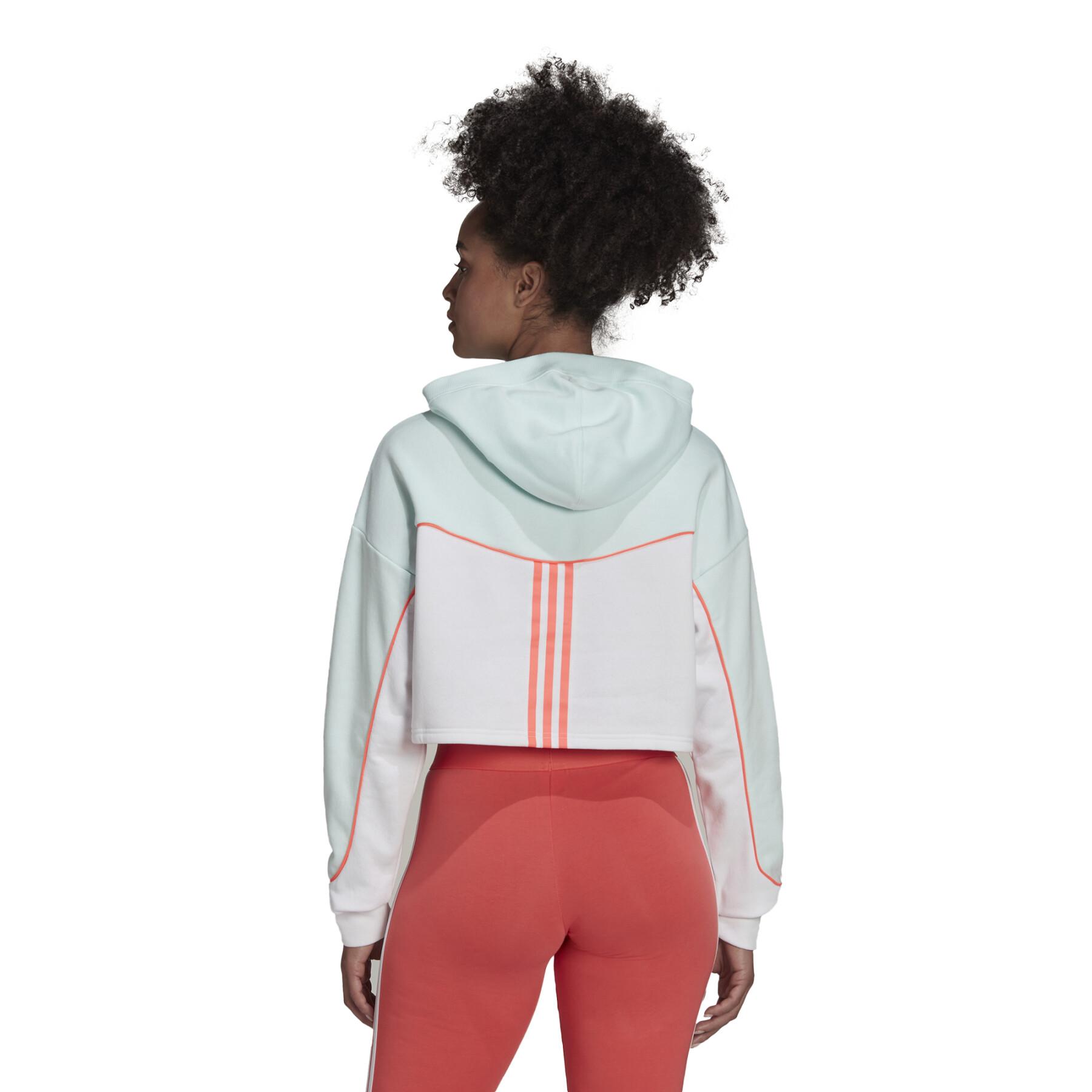 Sweatshirt femme adidas Essentials Colorblock 3-Stripes
