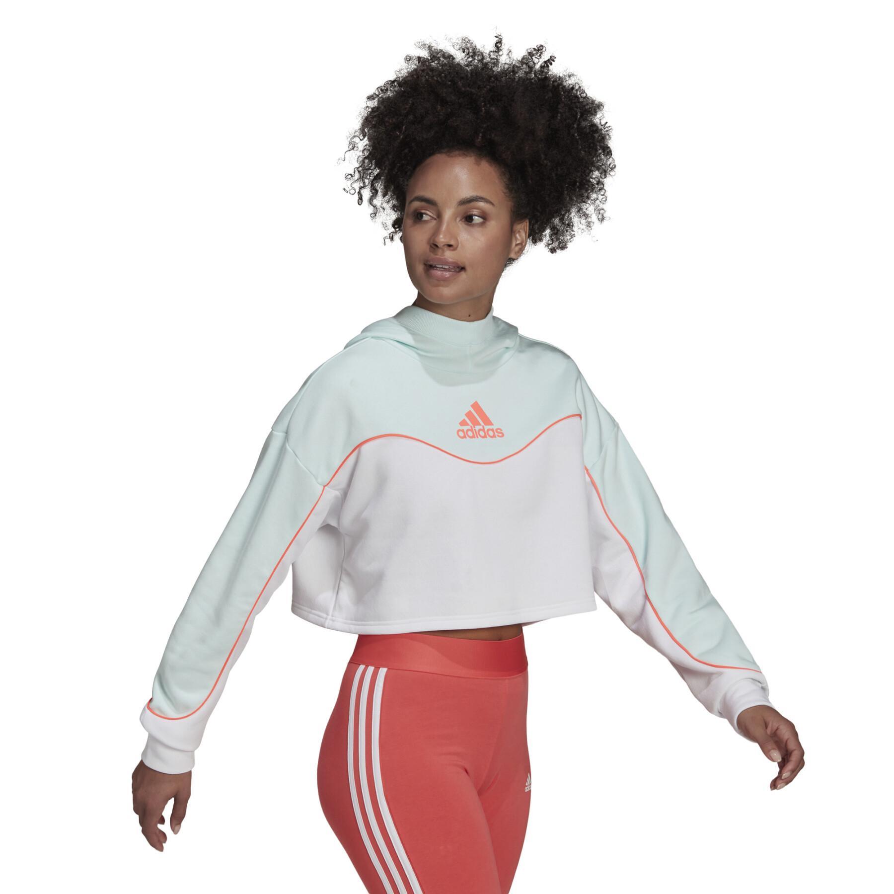 Sweatshirt femme adidas Essentials Colorblock 3-Stripes