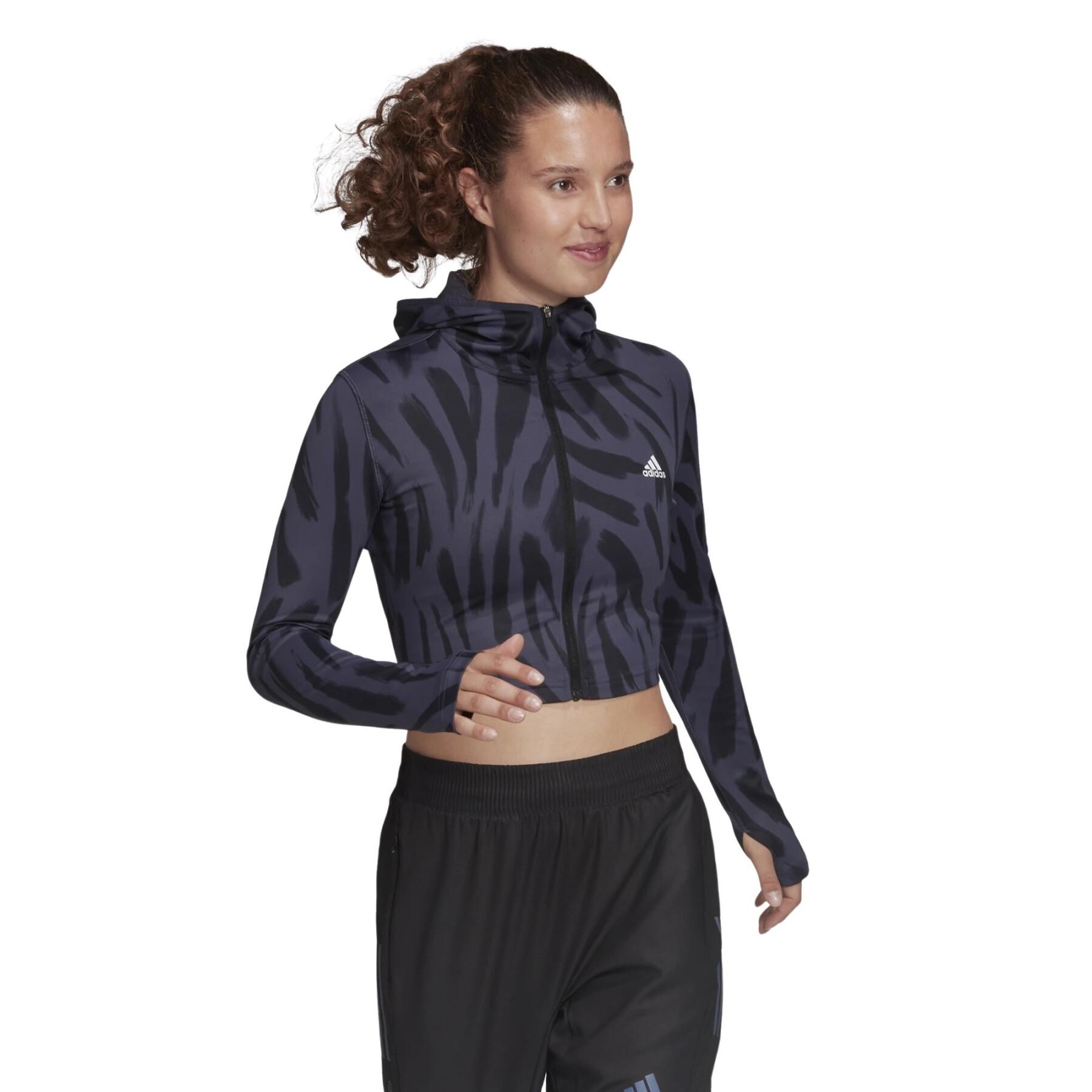 T-shirt de running femme adidas Run Icons Allover Print