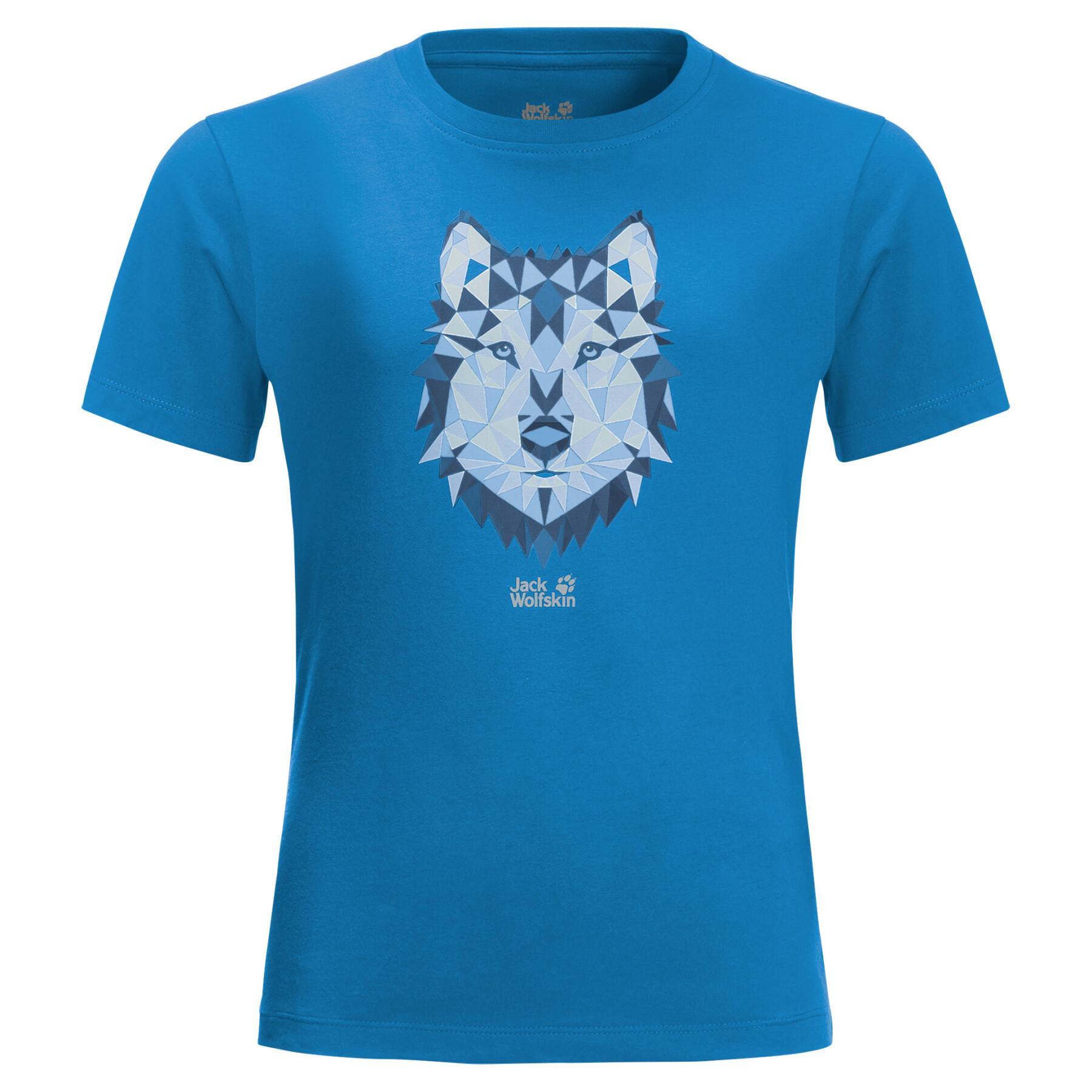 T-shirt enfant Jack Wolfskin Brand Wolf
