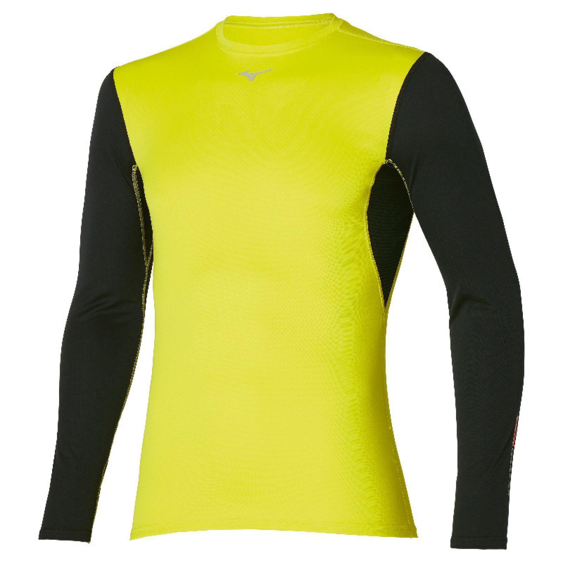 Maillot col rond manches longues Mizuno Breath Thermo Mid Weight