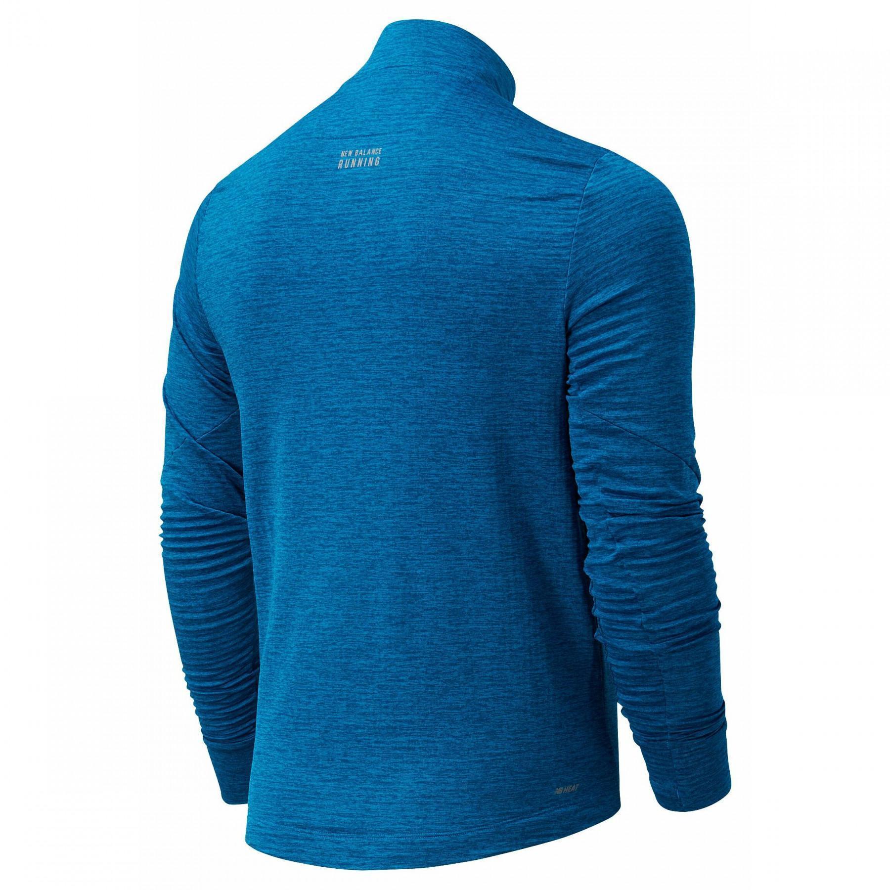 Sweatshirt demi-zip New Balance heat grid