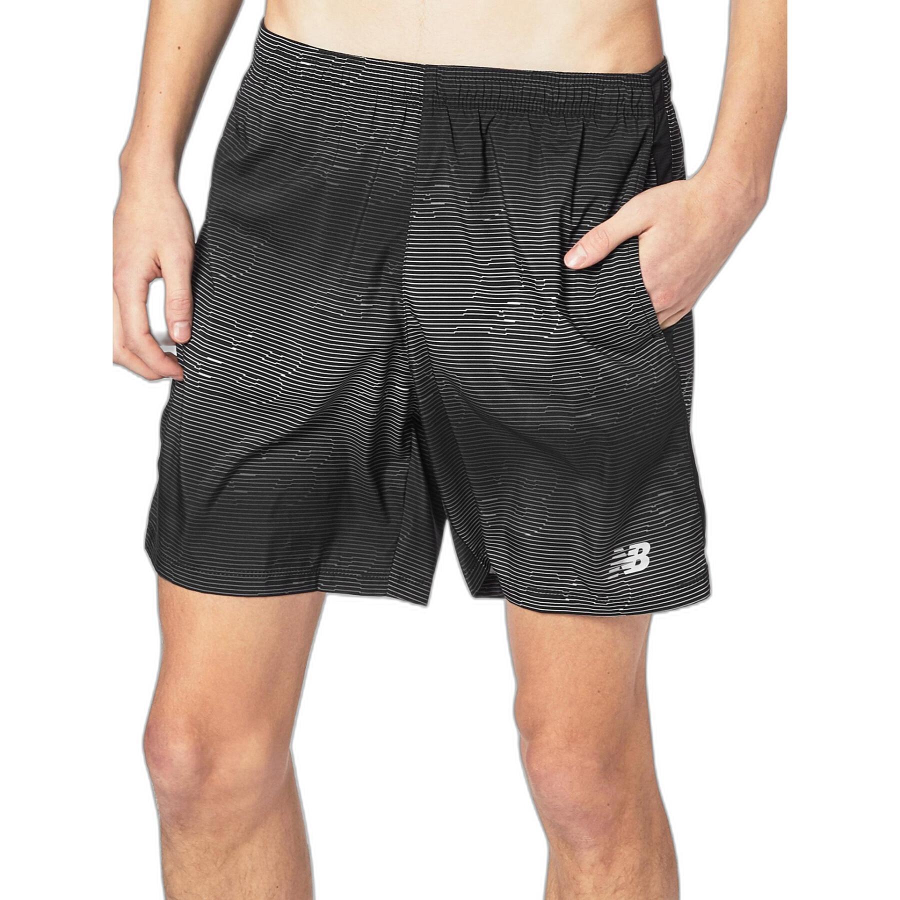 Short New Balance printed accelerate 7 in