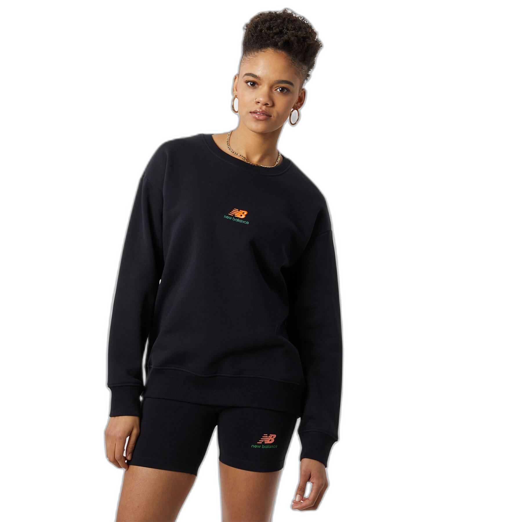 Sweatshirt col rond femme New Balance Athletics Kim Van Vuuren