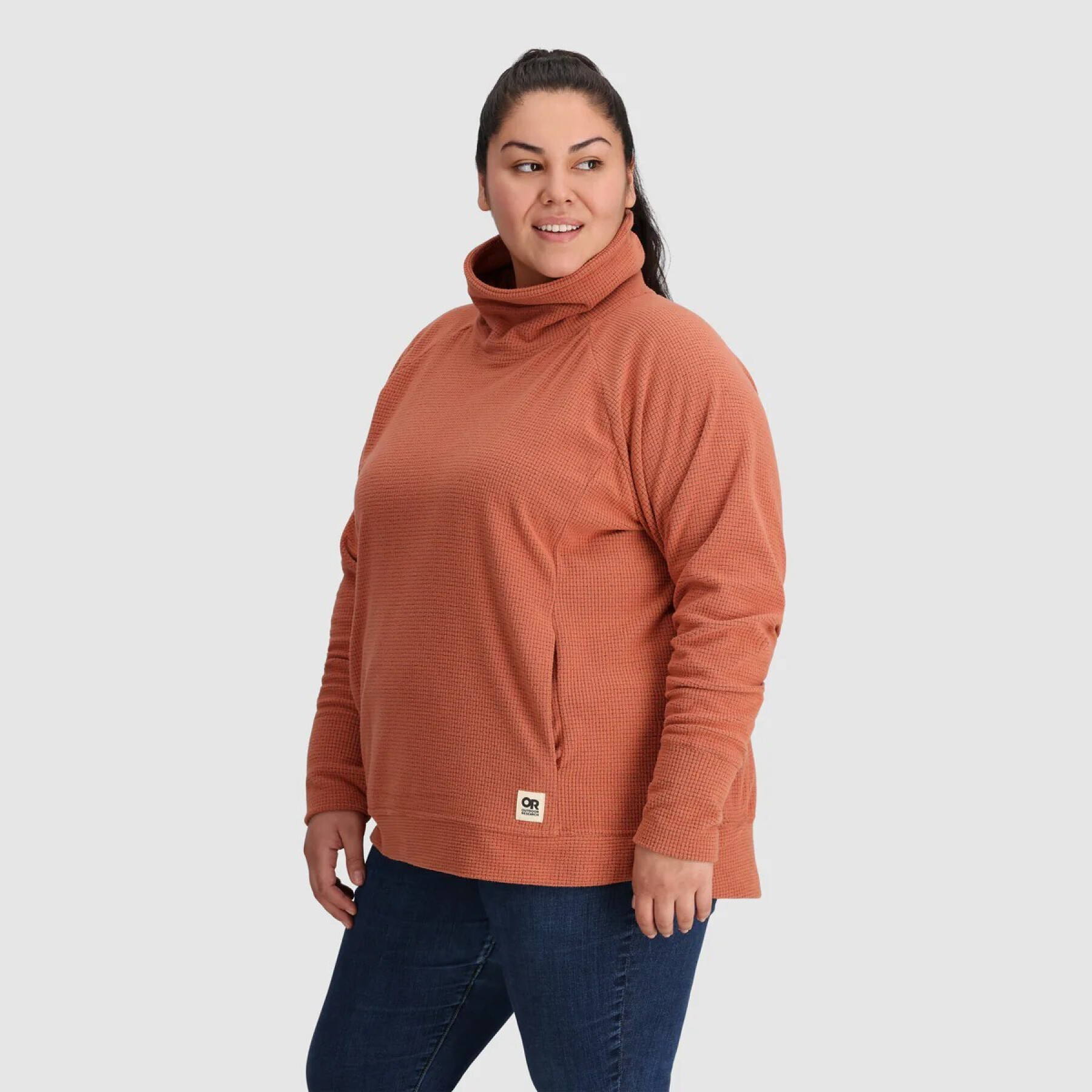 Pull femme Outdoor Research Trail Mix Cowl Pullover-Plus