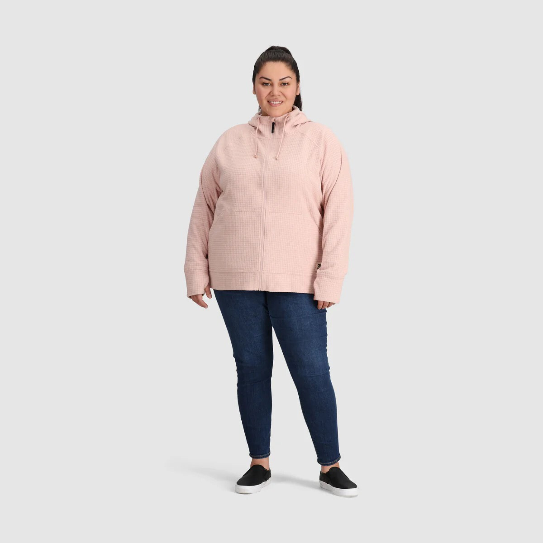 Sweatshirt à capuche polaire full zip femme Outdoor Research Mega Trail Mix Plus