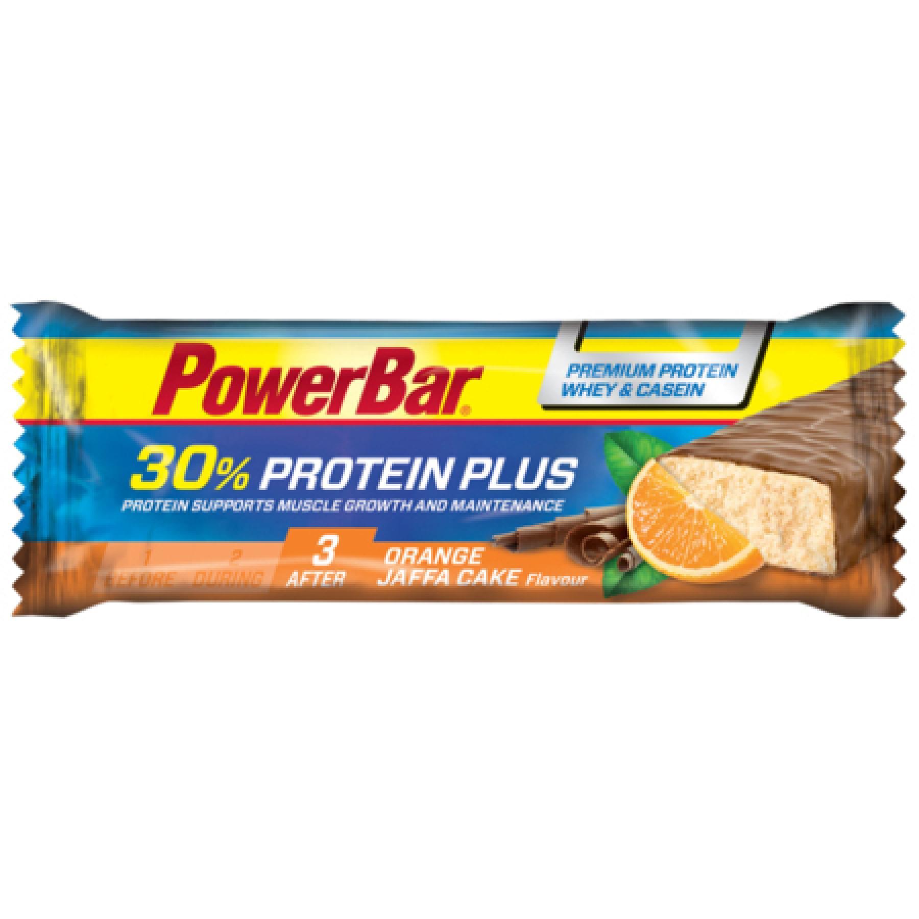 Lot de 15 Barres PowerBar ProteinPlus 30 % - Orange Jaffa Cake
