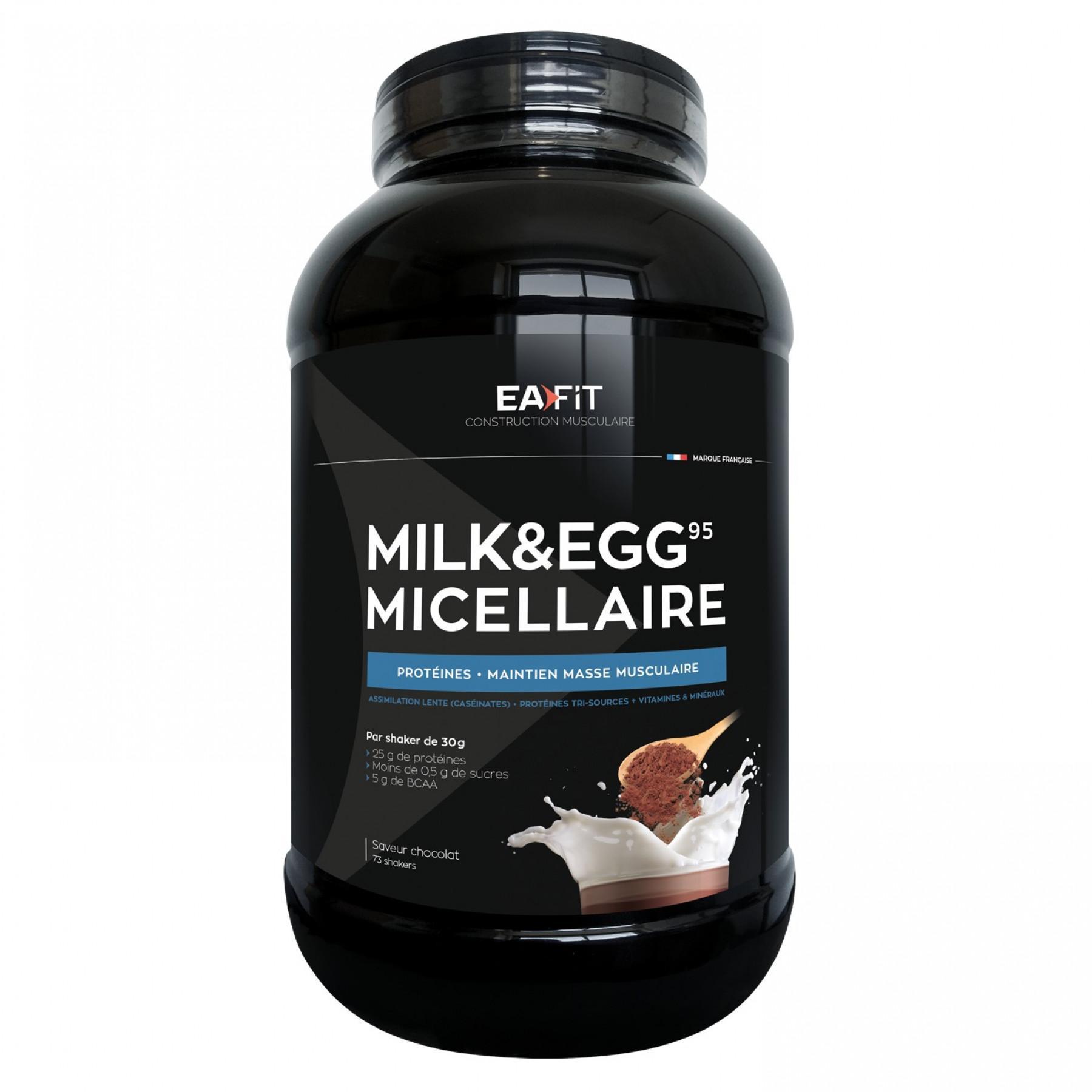 Milk & Egg 95 Micellaire chocolat EA Fit 2,2kg