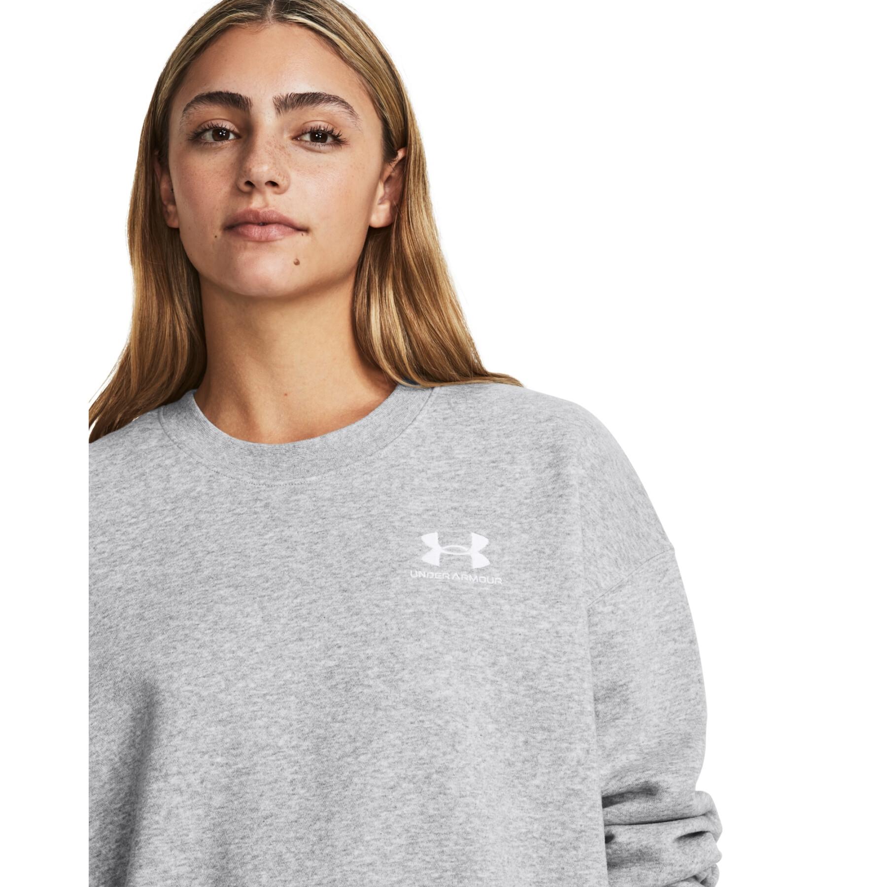 Sweatshirt femme Under Armour Essential Flc OS Crew