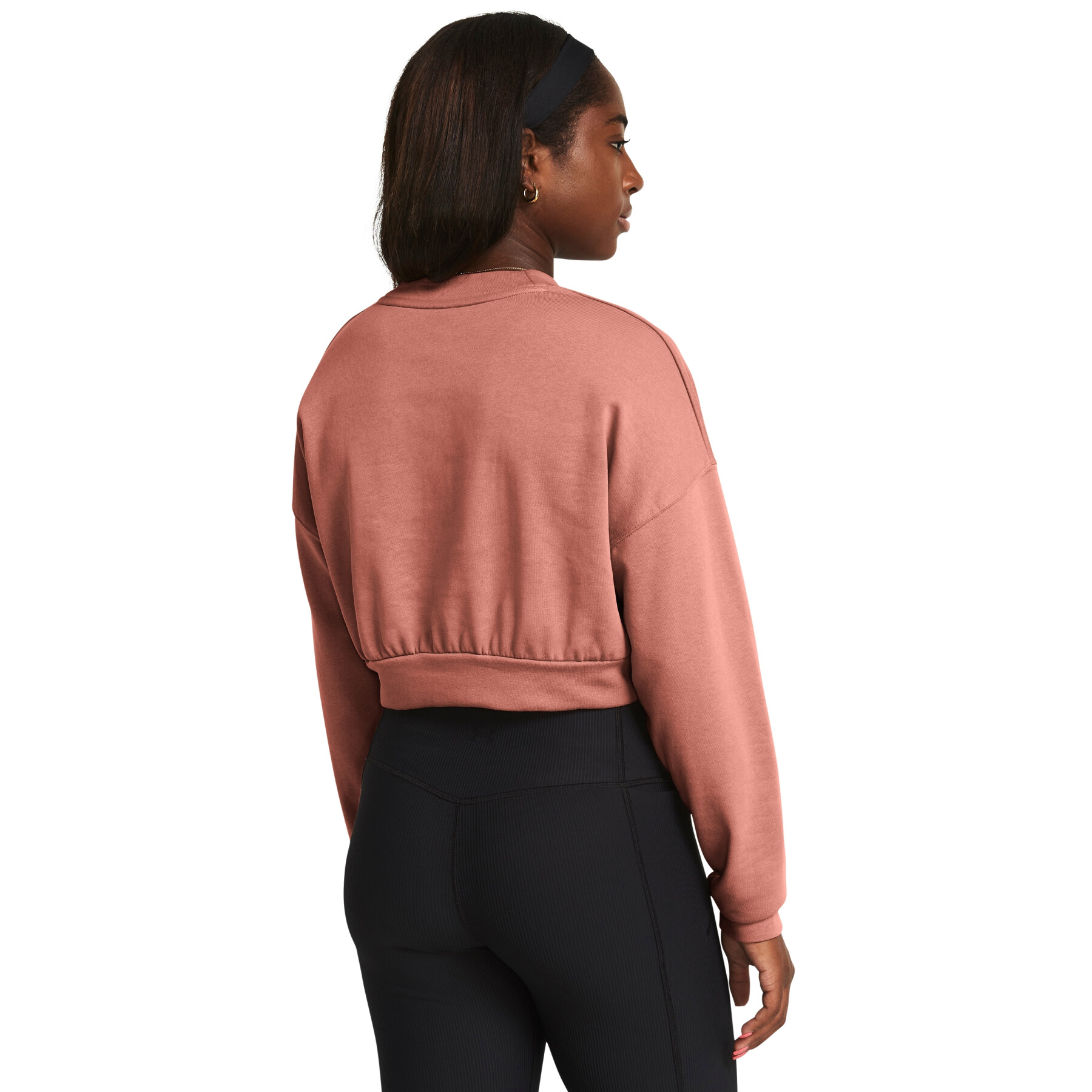 Sweatshirt col rond oversize crop femme Under Armour Rival Terry