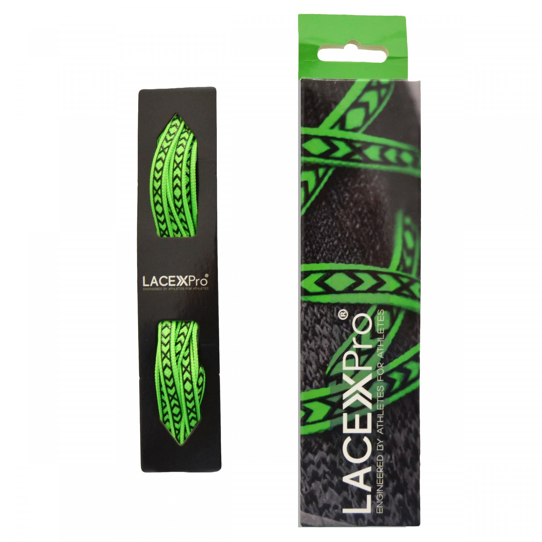 Lacets Lacex Pro Grip vert