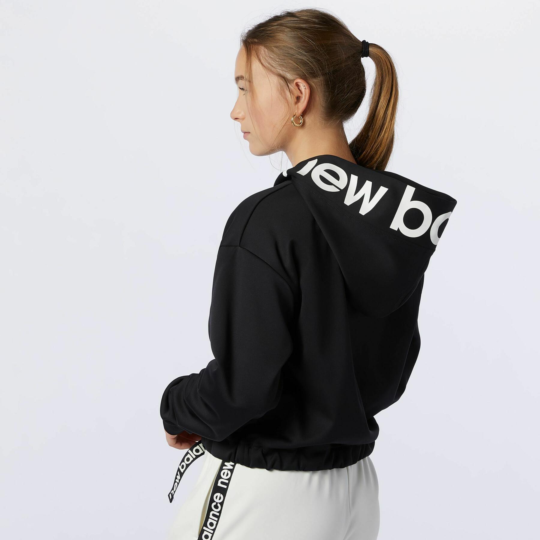 Sweatshirt femme New Balance relentless performance fleece layer