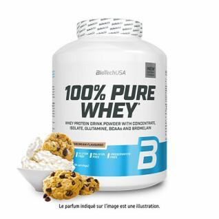 Sac de protéines 100% pure whey Biotech USA - Black Biscuit - 2,27kg (x10)