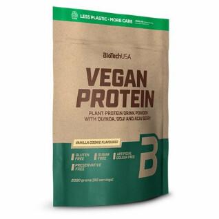 Lot de 4 sacs de protéines végétalienne Biotech USA - Gâteaux à la vanille - 2kg