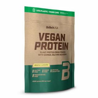 Lot de 4 sacs de protéines végétalienne Biotech USA - Banane - 2kg