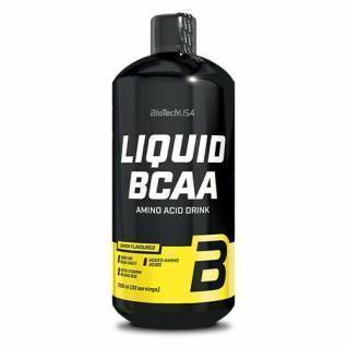 Lot de 12 bouteilles de liquide aminés Biotech USA bcaa - Citron - 1l