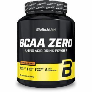 Lot de 6 pots d'acides aminés Biotech USA bcaa zero - Orange - 700g