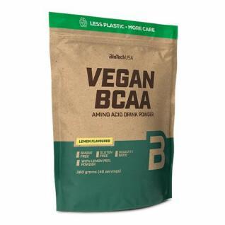 Lot de 10 sacs de d'acides aminés Biotech USA vegan bcaa - Citron - 360g