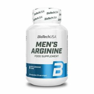 Lot de 12 pots de vitamine arginine Biotech USA - 90 Gélul