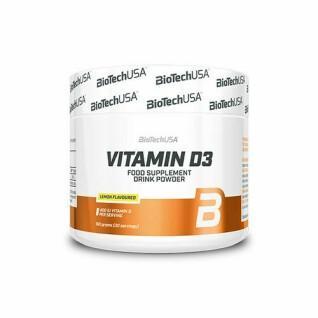 Lot de 6 pots de vitamine D3 Biotech USA -Citron-150g