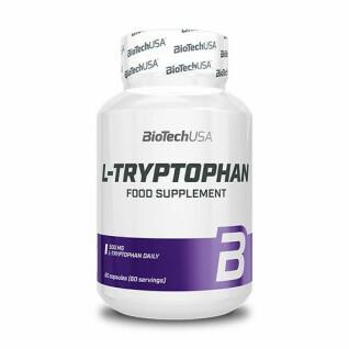 Pots de vitamine Biotech USA l-tryptophan - 60 Gélul (x12)
