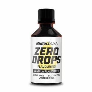 Tubes de collations Biotech USA zero drops - Vanille - 50ml (x10)