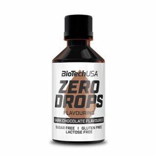 Lot de 10 tubes de collations Biotech USA zero drops - Chocolate - 50ml