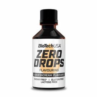 Lot de 10 tubes de collations Biotech USA zero drops - Pâte à biscuits - 50ml