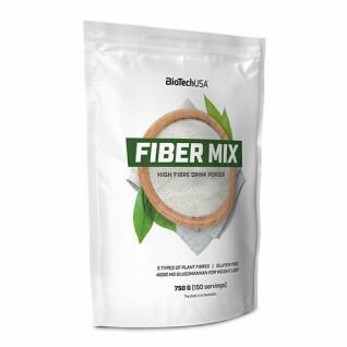 Lot de 10 sacs de collations mélanges de fibres Biotech USA - Neutre - 750g