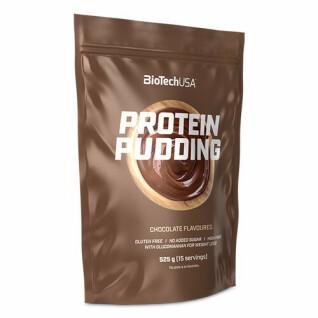 Lot de 10 sacs de collations proteiné Biotech USA pudding - Vanille - 525g