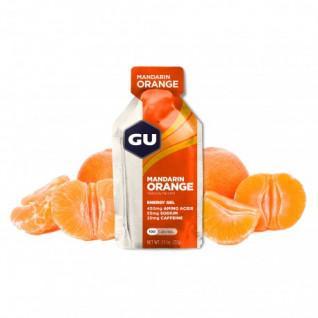 Lot de 24 Gels Gu Energy mandarine/orange