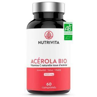Complément alimentaire Acérola Bio - 60 Comprimés Nutrivita