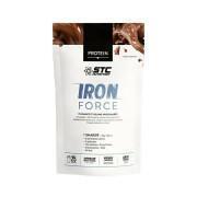 Doypack iron force® protein avec cuillère doseuse STC Nutrition chocolat - 750g
