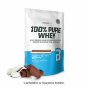 Lot de 10 sacs de protéines 100 % pur lactosérum Biotech USA - Noix de coco-chocolat - 454g